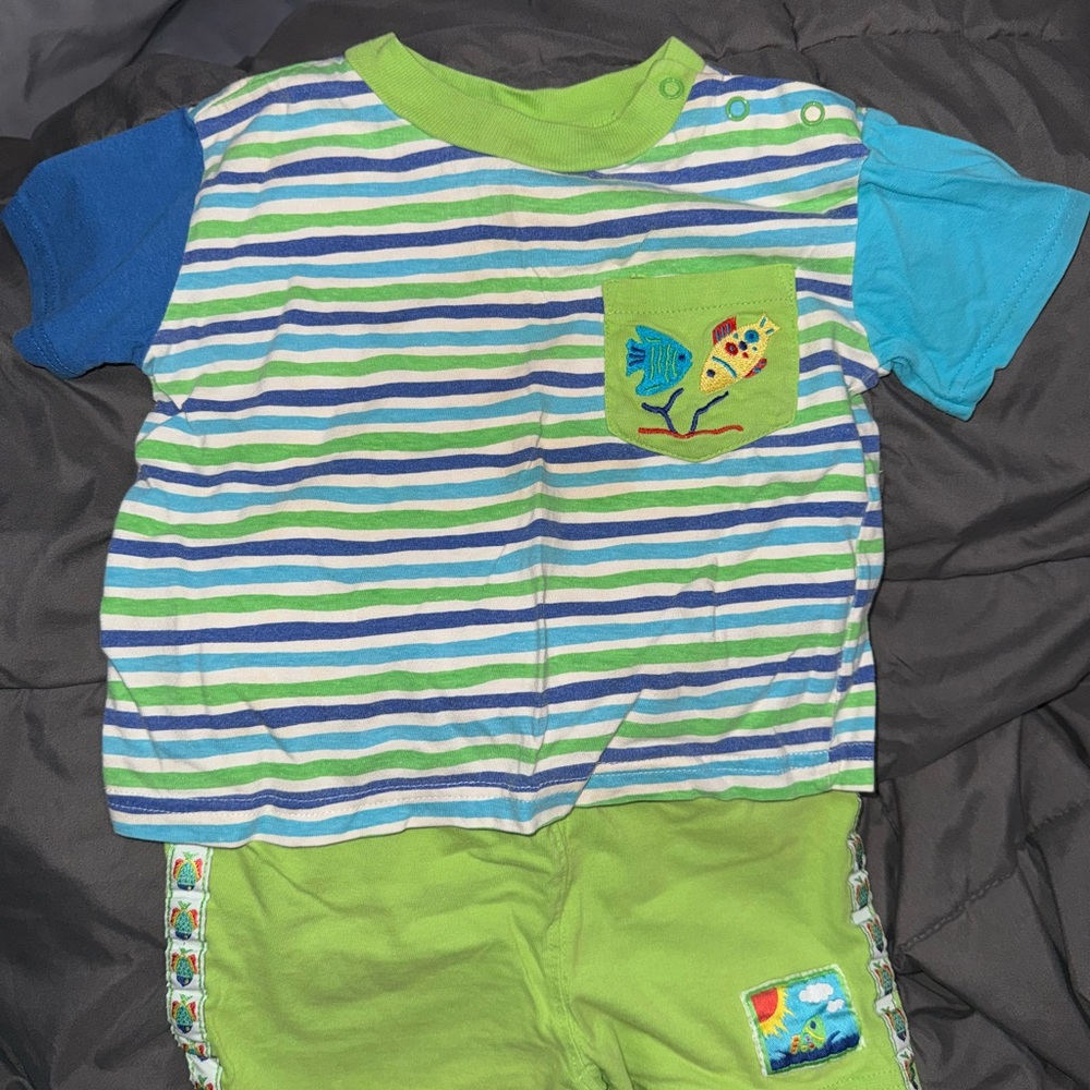 McBaby Striped Toddler Outfit